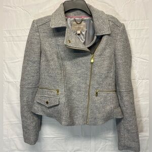 Banana Republic grey wool tweed jacket size small
